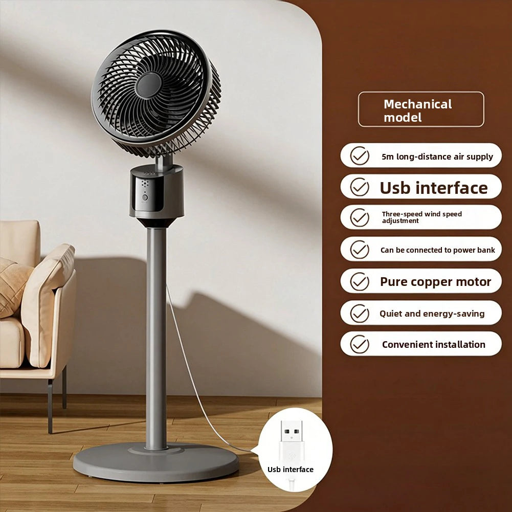 NeoJet StandBreeze — 3-Speed Quiet Floor Fan