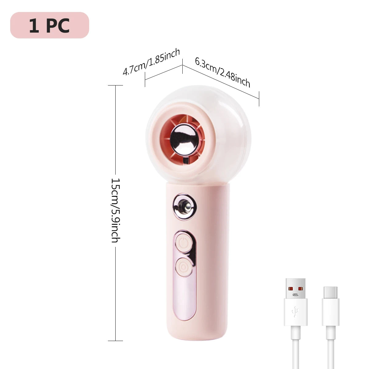NeoJet Turbo Misting Fan — Portable Personal Cooler