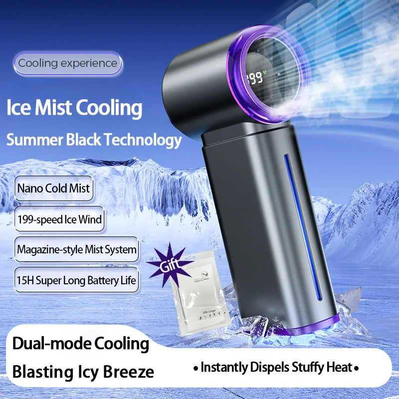 NeoJet Nano Mist Fan — 199-Speed Precision Cooling