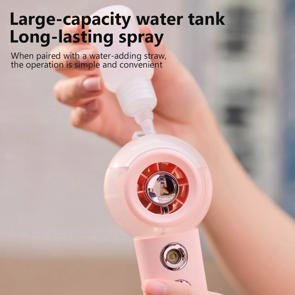 NeoJet Turbo Misting Fan — Portable Personal Cooler