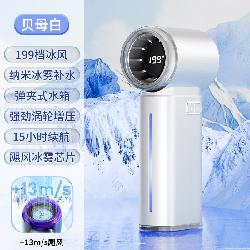NeoJet Nano Mist Fan — 199-Speed Precision Cooling