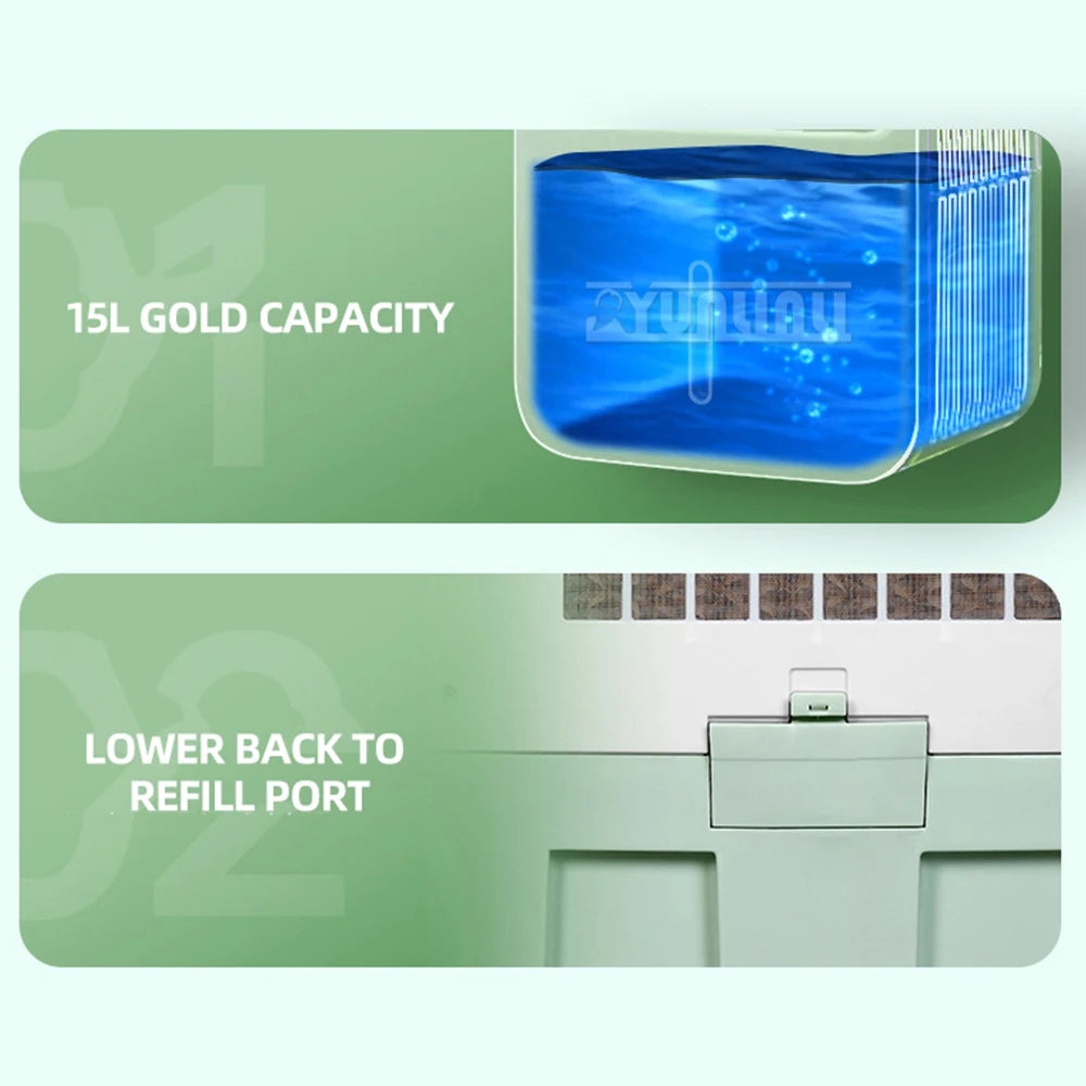 NeoJet FloorCool — Portable Mobile Air Conditioning Fan