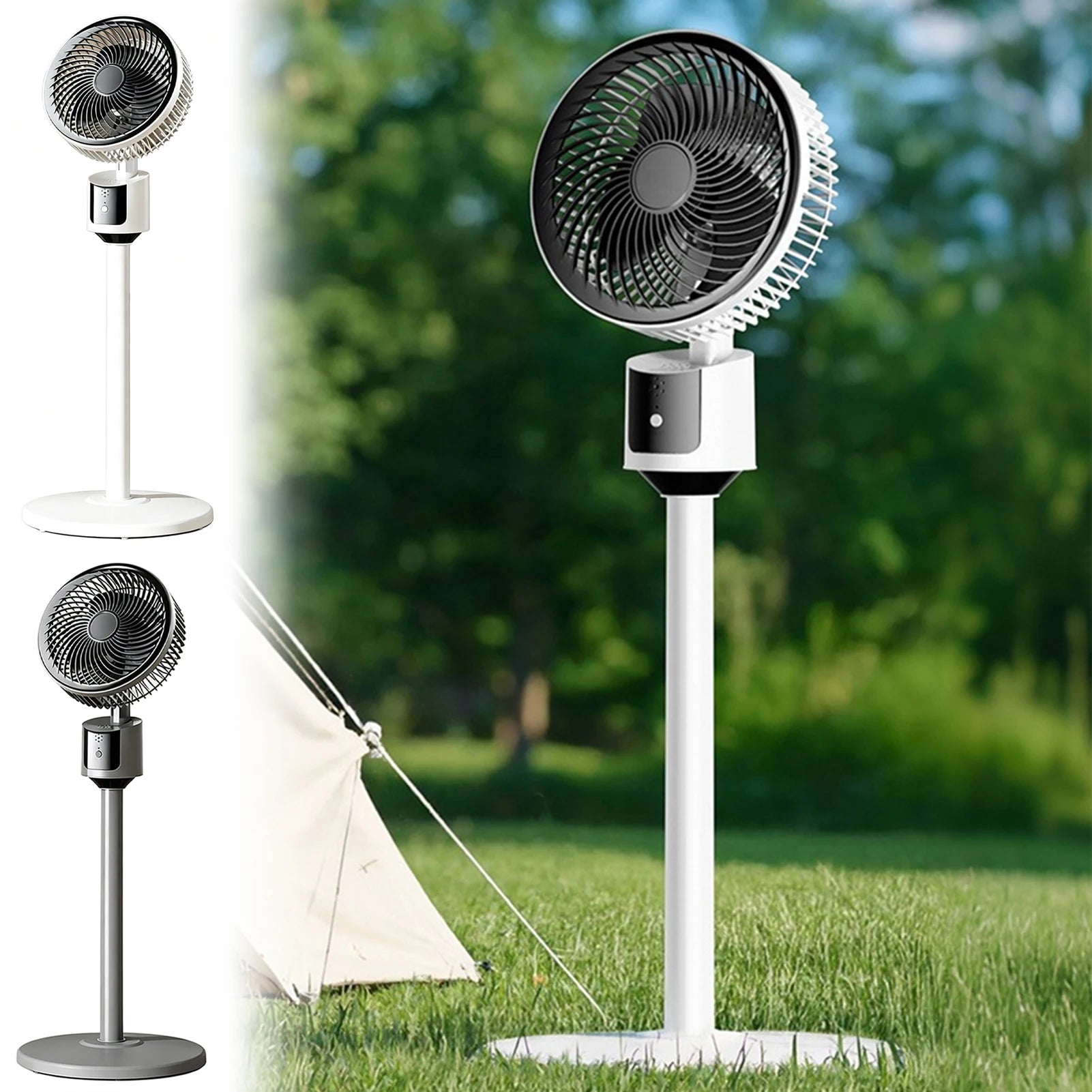 NeoJet StandBreeze — 3-Speed Quiet Floor Fan