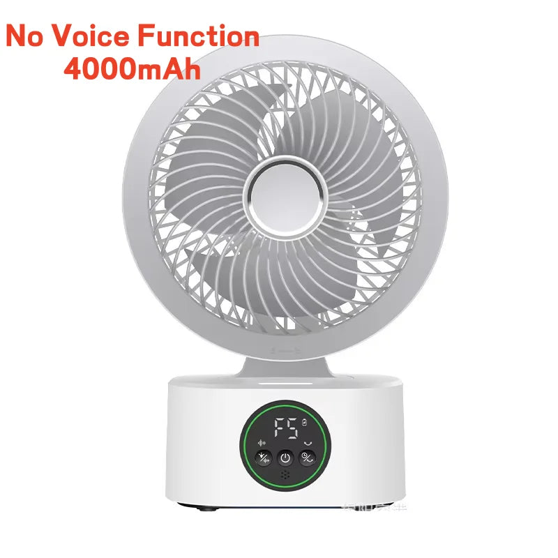 NeoJet SmartDesk — Voice Timer, USB Charging & Oscillating Fan