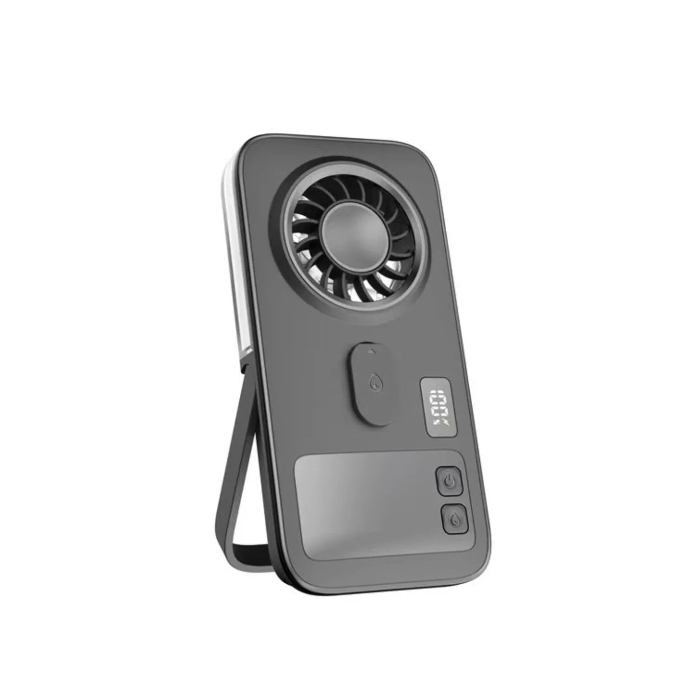 NeoJet MistGlow — 4-Speed LED Mist Fan with Display