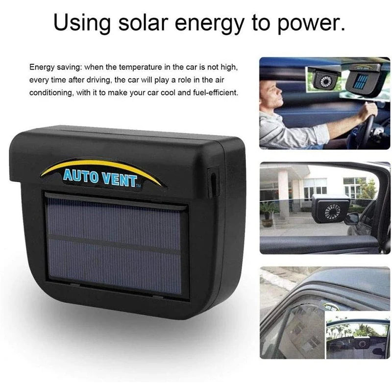NeoJet SolarFlow — Solar Window Fan for Cars & RVs