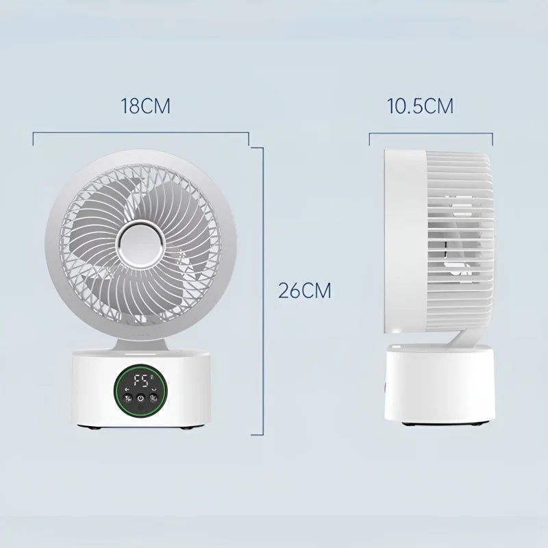 NeoJet SmartDesk — Voice Timer, USB Charging & Oscillating Fan