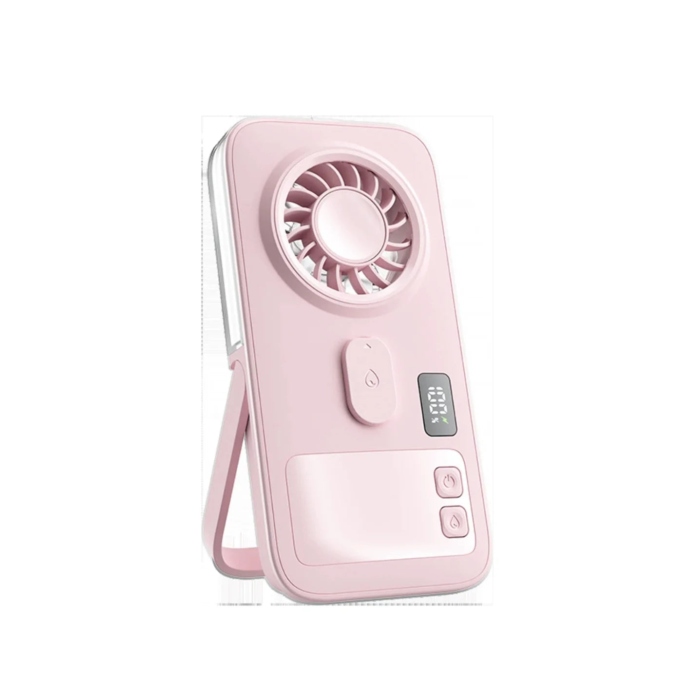 NeoJet MistGlow — 4-Speed LED Mist Fan with Display