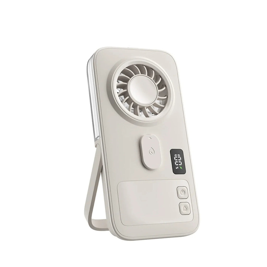 NeoJet MistGlow — 4-Speed LED Mist Fan with Display