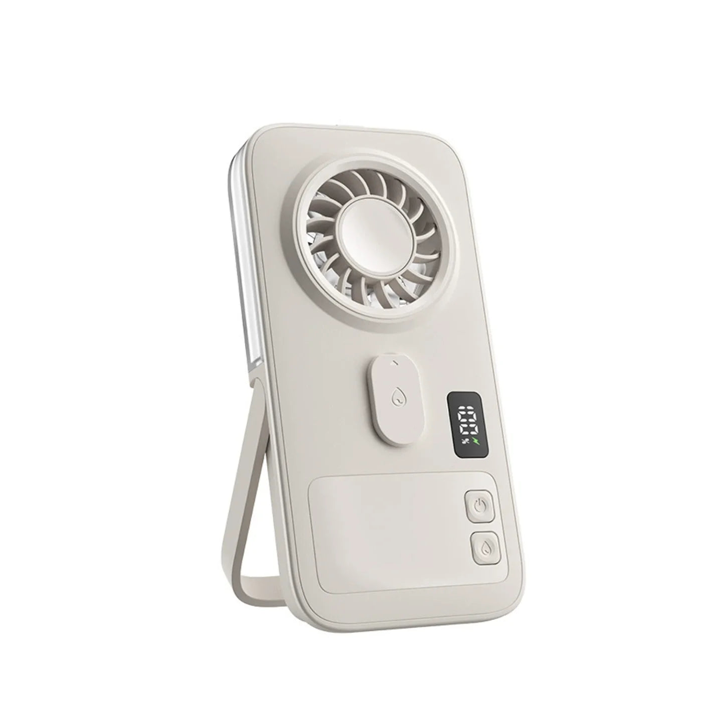 NeoJet MistGlow — 4-Speed LED Mist Fan with Display