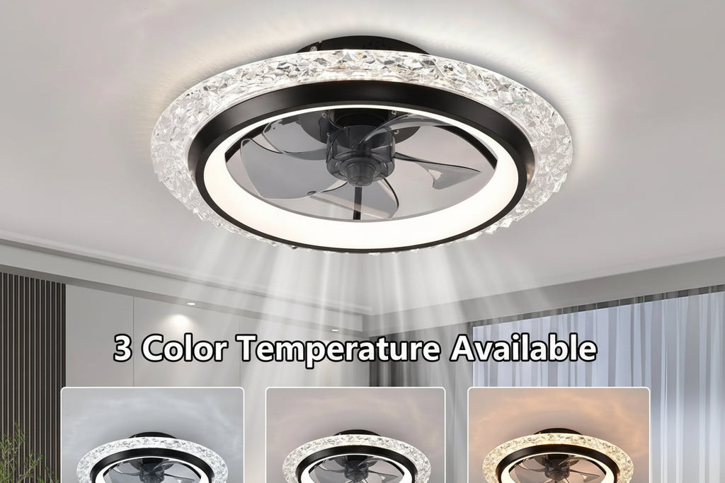 NeoJet LumiBreeze — Smart Ceiling Fan with Dimmable Light