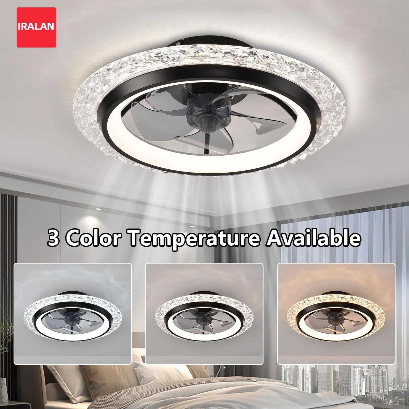 NeoJet LumiBreeze — Smart Ceiling Fan with Dimmable Light