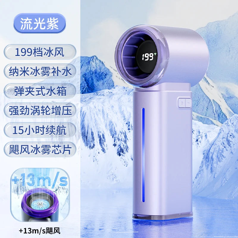 NeoJet Nano Mist Fan — 199-Speed Precision Cooling
